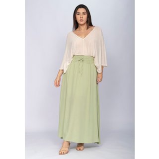 Saia Amazonia Vital Longa Viscose Verde Serenity