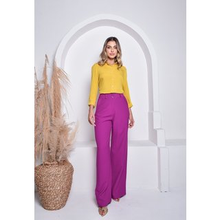 Camisa Crorela Amarela Pêra