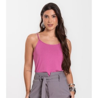 Blusa Feminina de Alças Básica Rovitex Rosa