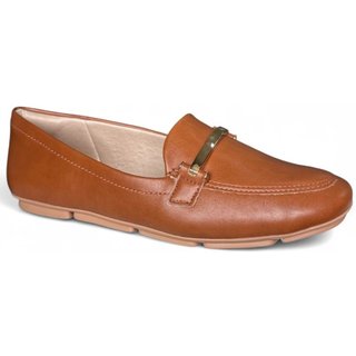Mocassim Feminino Caramelo Flexível Comfortflex 2563404-4