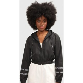 Jaqueta D Bell Outlet Fashion Corta Vento Preta