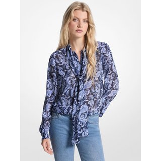 Blusa Paisley Georgette Mf540i8jxp428