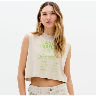Camiseta Easy Lança Perfume Muscle Arte Ve26 Bege Feminino