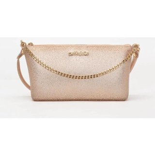 Bolsa Feminina Sasha Full Glitter Ouro Light Petite Jolie PJ11339A