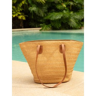 Bolsa de Palha Sintética Natural Noruega