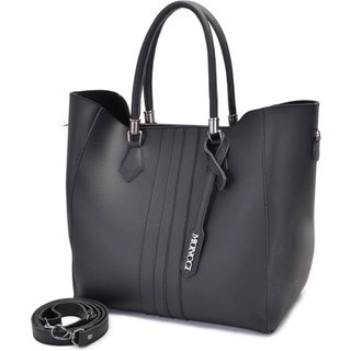 Bolsa Sacola Transversal Grande Moncci Preta