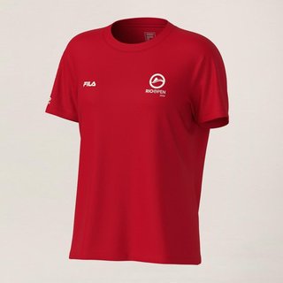 Camiseta Fila Regular Premium Rio Open 26 Feminina Vermelho