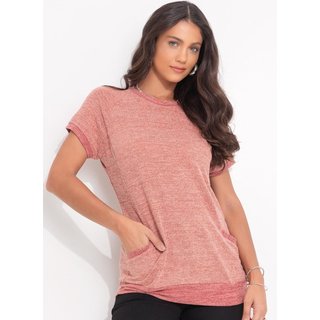 Blusa Em Malha Tricô Salmão Quintess
