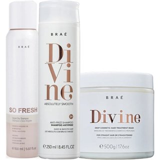 Brae Divine Shampoo 250ml Mascara 500g e So Fresh 150ml