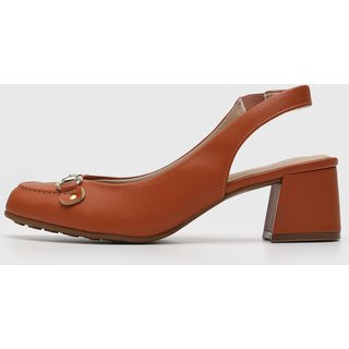 Scarpin Slingback Modare Bridão Laranja