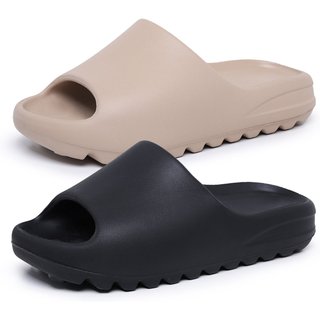 Kit 2 Chinelo Nuvem Feminino Slide Ousy Shoes Macio Leve Confortável Dia a Dia Verão Combo Nude Preto