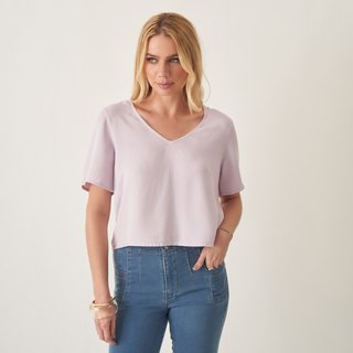 T-Shirt Tencel Decote V
