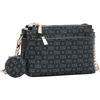 Bolsa Feminina Chenson Monograma Elegance 3485408 Preto