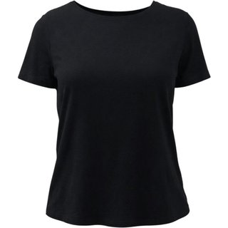 Blusa Manga Curta Básica Feminina Lunender 00472 Preta