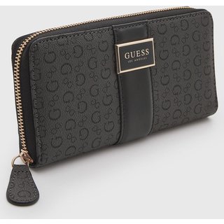 Carteira Feminina Guess Monograma Preta