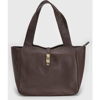 Bolsa Luiza Barcelos Tiracolo Lisa Marrom
