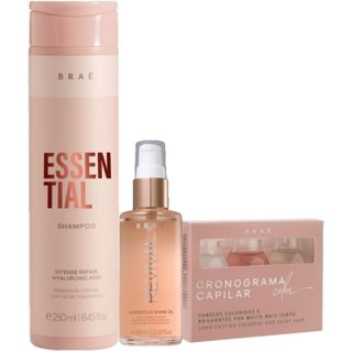 Kit Braé Essential Cronograma Color Revival Óleo (3 produtos)