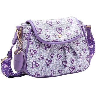 Bolsa Feminina Transversal Chenson Cg84964 1824964 Lilás