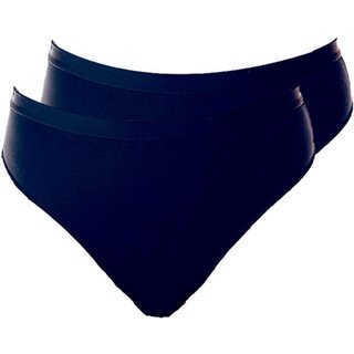 Kit com 2 Calcinhas Alta Pele de Seda Demillus 26826 Azul Marinho