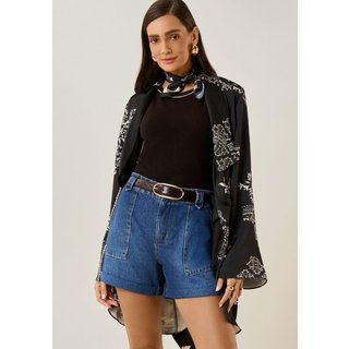 Shorts Maria Valentina Reto Alta Azul