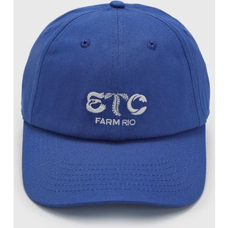 Boné Feminino FARM Bordado Azul