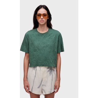 T-shirt cropped wrinkle OSKLEN
