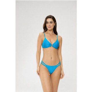 Conjunto Biquíni M'lev Top Azul Pacífico