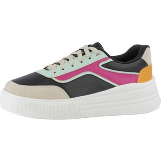 Tênis Feminino Lumiss Flatform Casual Confortável Blogueira Preto