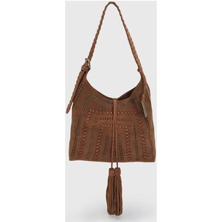 Bolsa Feminina Luiza Barcelos Alça Trançada Marrom