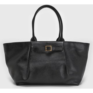 Bolsa Grande Feminina Santa Lolla Fivela Preta