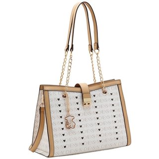 Bolsa Feminina Chenson Cristal Monograma 3485400 Bege