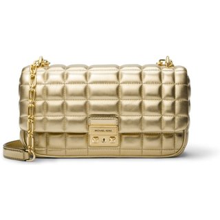 Bolsa De Ombro Tribeca Em Couro Metalizado 30R4G2RL7M740