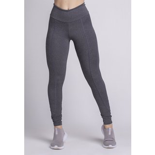 Calça Legging Serra e Mar Modas Montaria Lisa Cinza
