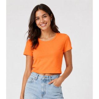 Blusa Feminina Básica Infinita Cor Amarelo