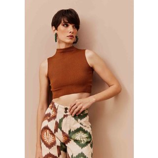 Cropped CaCay Golinha Alta Tricot