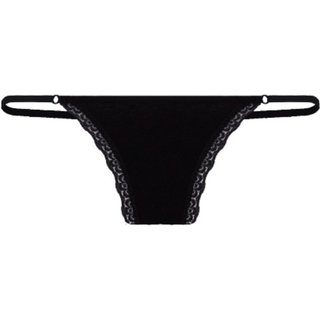 Calcinha Tanga String Loba 43005-002 Preto
