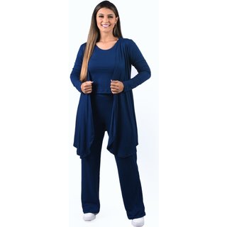 Conjunto de 3 Peças Marinho
