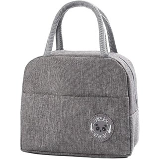Bolsa Sacola Térmica Lancheira Marmita Academia Passeio Star Shop Cinza