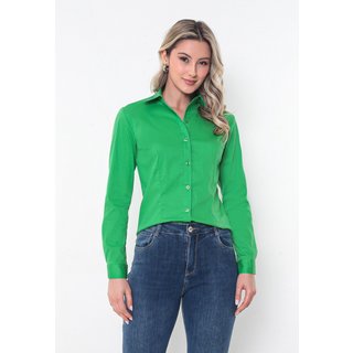 Camisa Intens Manga Longa Algodão Verde