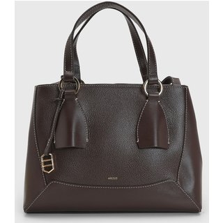 Bolsa Feminina Arezzo Média Monograma Marrom