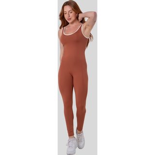 Macacão Feminino Poliamida Fitness Viés Off White Zero Transparência Academia