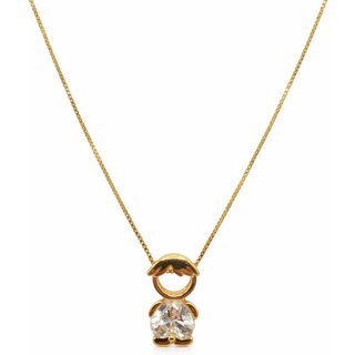 Gargantilha Menino Banhada a Ouro 18k