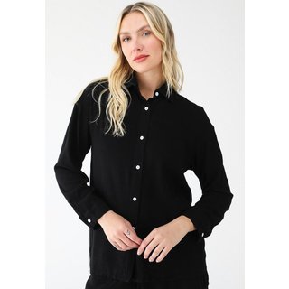 Camisa Feminina Levosch De Linho Preto