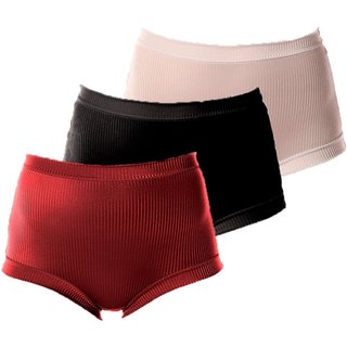 Kit com 3 Calcinhas Demillus 26406 Vermelho