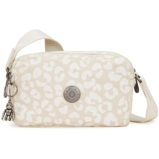 Bolsa Kipling New Milda White Cheetah J