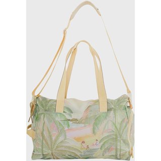 Bolsa Feminina FARM Viva Ioga Estampada Verde