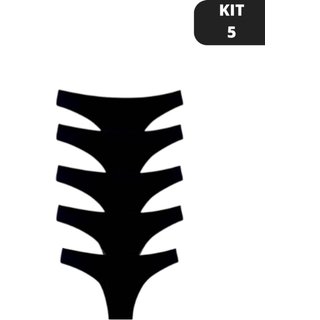 Kit 5 Calcinhas Básicas Diluxo Tanga Sortido