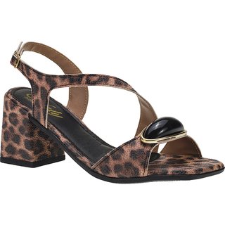 Jade Sandália 7,5cm Salto Alto Quadrado Pedra Lesma Naty Shoes E7151 Numeração Especial 41,42,43
