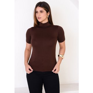 Blusa Cacharrel M/C Julia BBonnie Marrom