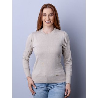 Blusa de gola redonda